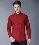 HIGHLANDER Men Printed Casual Red, Black Shirt