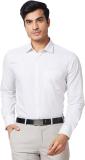 PARK AVENUE Men Striped Formal White Shirt