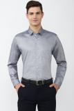 PETER ENGLAND Men Self Design Formal Grey Shirt