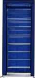 GlowSilk 9 Layer Metal Blue Shoe Rack Carbon Steel Collapsible Wardrobe (Finish Color - Dark Blue, DIY(Do-It-Yourself))