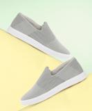 HRX by Hrithik Roshan Slip On Sneakers For Women (Grey , 6)