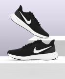 NIKE Revolution 5 Running Shoes For Men (Black , 8)