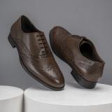 RED TAPE Formal Oxford Shoes for Men |Refined Round-Toe Shaped Real Leather Shoes Oxford For Men (Brown , 6)