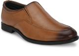 INVICTUS Men Solid Formal Slip Ons Loafers Shoes Slip On For Men (Tan , 7)