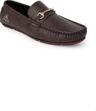 ALBERTO TORRESI ALBERTO TORRESI BROWN MILD DRIVER WITH BRANDED SILICON SOLE L Loafers For Men (Brown , 9)