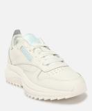 REEBOK CLASSICS CLASSIC LEATHER SP + Running Shoes For Women (Off White , 7)