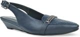 ROCIA Empower By Rocia Blue Women Chained Sling Back Wedges Casuals For Women (Blue , 5)