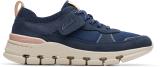 CLARKS Clarks Nature X Cove Navy Combi Sneakers For Women (Navy , 4)