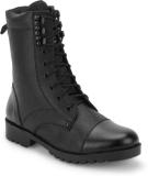 Benera Full Leather High Ankle Boot Boots For Men (Black , 8 UK/India)