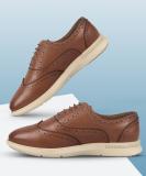 WOODLAND Corporate Casuals For Men (Beige , 8)