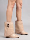 TRUFFLE COLLECTION Boots For Women (Beige , 7)