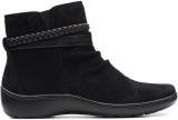 CLARKS Cora BraidBoot Black Sde Party Wear For Men (Black , 4)