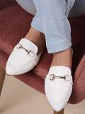 Dressberry Women Flats (White , 3)