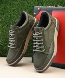 Roadster Roadster Men Casual Lace Up Sneaker Shoes Sneakers For Men (Olive , 9)