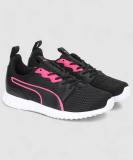 PUMA Concave Pro X Running Shoes For Women (Black, Pink , 4)