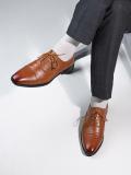 ALBERTO TORRESI Hungary Series 608 Formal Shoes Lace Up For Men (Tan , 10)