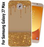 Cooldone Back Cover for Samsung Galaxy J7 Max (Gold, Silicon, Pack of: 1)