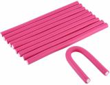 Sweetpea 10pcs BIG SIZE Magic Hair Curler Roller Soft Sponge Bendy Twist Curls Hair Care Easy Tool Hair Curler (Multicolor)