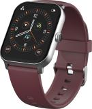 Ambrane Wise Eon Pro1.85 lucid display with BT calling Smartwatch (Wine Red Strap, Regular)