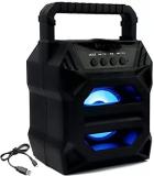 JANROCK LZ-3102 Trolley Wireless Led Disco Light subwoofer sound system with DJ light 10 W Bluetooth Speaker (black, Stereo Channel)