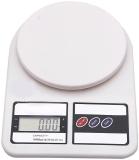 texla 1 gm TO 10 kg electronic kitchen scale(white) Weighing Scale (White)