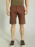 INDIAN TERRAIN Printed Men Brown Chino Shorts