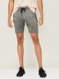 Kappa Self Design Men Black Basic Shorts