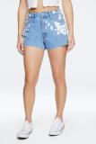 FOREVER 21 Solid Women Blue Denim Shorts