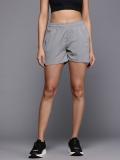 HRX by Hrithik Roshan Solid Women Grey Sports Shorts