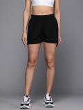 HRX by Hrithik Roshan Solid Women Black Sports Shorts