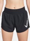 NIKE Solid Women Black Sports Shorts