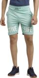 TURTLE Printed Men Blue Casual Shorts