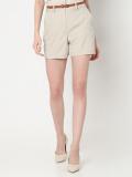 VERO MODA Solid Women Beige Chino Shorts