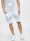 JACK & JONES Printed Men White Casual Shorts