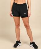 NIKE Solid Women Black Sports Shorts