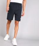 PUMA Solid Men Blue Sports Shorts