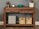 UNITEK FURNITURE Rosewood (Sheesham) 2 Drawer Solid Wood Console Table (Finish Color - Teak Finish, DIY(Do-It-Yourself))