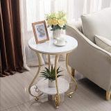 TRADITIONALCRAFT Engineered Wood End Table (Finish Color - golden & white, Pre-assembled)