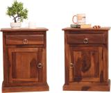 Sheesham Craft Stellar, Ready to Use,Sheesham Wood,12-Month Warranty,Double Bedside Solid Wood Bedside Table (Finish Color - Double Bedside(Natural), Pre-assembled)