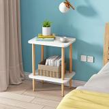 oxmic Classic SolidWood Bedside Table for Bedroom WHITE Engineered Wood Bedside Table (Finish Color - WHITE, DIY(Do-It-Yourself))