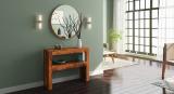 Hm art creations Essentia Mango Wood Solid Wood Console Table (Finish Color - Teak, Pre-assembled)