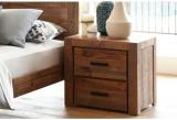 LOONART Solid Sheesham Wood Bedside Table For Bedroom/ Hotel/ Living Room | Solid Wood Bedside Table (Finish Color - Provincial Teak, Pre-assembled)