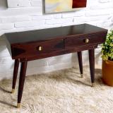 Ikiriya Vintara Sheesham Wood Contemporary Solid Wood Console Table (Finish Color - DARK WALNUT FINISH, DIY(Do-It-Yourself))