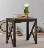 Metalsmith Elegant Wooden Side Table For Indoor, Outdoor, Home & Office (Large, Pack Of 1), Solid Wood Side Table (Finish Color - Grey, Pre-assembled)