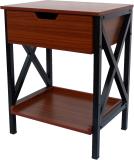 Raytrees Metal Bedside Table (Finish Color - walnut, DIY(Do-It-Yourself))