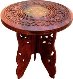 Fleurs De Rocaille sheesham wood Solid Wood Side Table (Finish Color - brown, DIY(Do-It-Yourself))