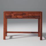 Wakeup India Pluto Sheesham Wood TV Console Table with Storage for Living Room/Drawing Room Solid Wood Console Table (Finish Color - Reddish Rosewood, Pre-assembled)