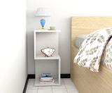 REDWUD Edward Engineered Wood Bedside Table (Finish Color - White, DIY(Do-It-Yourself))