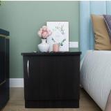 bhawani Engineered Wood Bedside Table (Finish Color - Switch dark, Pre-assembled)