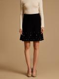 KAZO Embellished Women Skorts Black Skirt